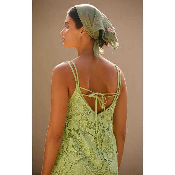 NWT Anthropologie Suboo Lace A-Line Midi Dress - Small - Picture 3 of 5